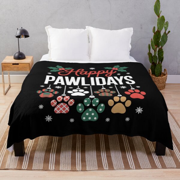 Item preview, Happy Pawlidays Funny Christmas Dog Paw Xmas Dogs Lover Gift designed and sold by Gogetgiggles.