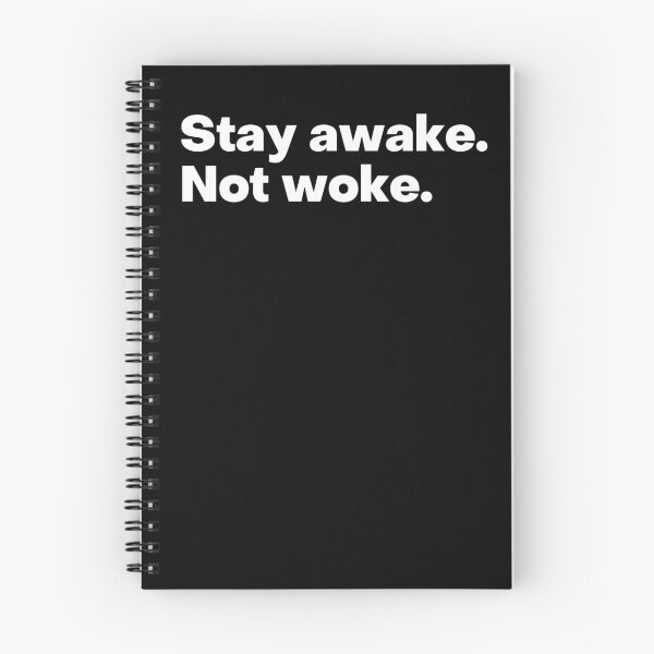 Item preview, Stay awake, not woke designed and sold by Liberty Boulevard.