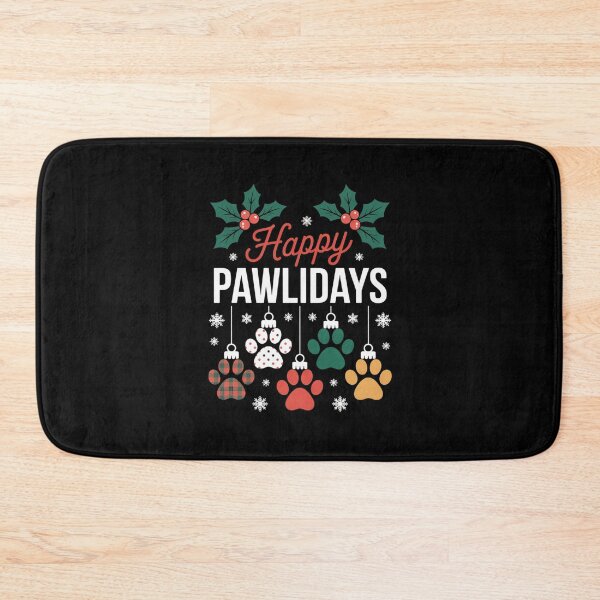 Item preview, Happy Pawlidays Funny Christmas Dog Paw Xmas Dogs Lover Gift designed and sold by Gogetgiggles.