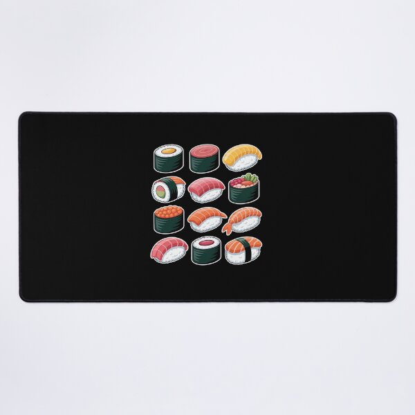 Item preview, Cute Sushi Types Chart – Kawaii Japanese Food Sushi Lovers designed and sold by JonBarnes22.