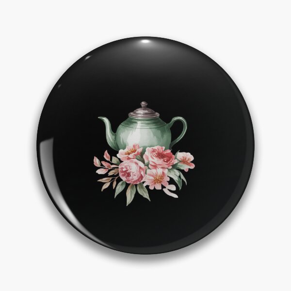 Item preview, Cute teapot  beautiful flowers designed and sold by JonBarnes22.