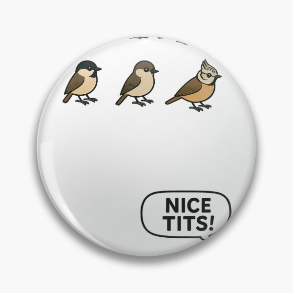 Item preview, Nice Tits – Cheeky Birdwatching Squirrel designed and sold by SecretSquirrellDesigns.