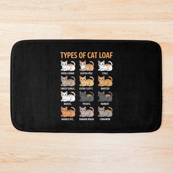 Item preview, Types of Cat Loaf Funny Cat Lover Design designed and sold by Gogetgiggles.