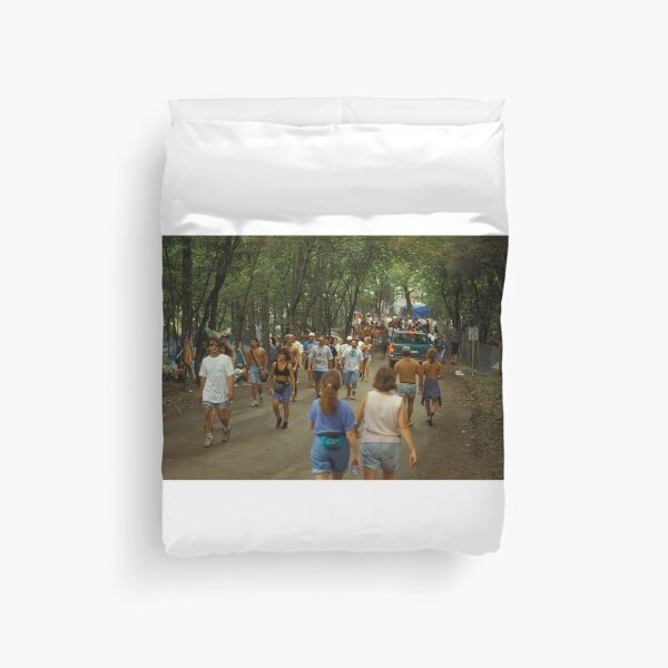 Item preview, Concert Fans Walking Through A Camping Area Aat Woodstock 94 designed and sold by ConcertImages.