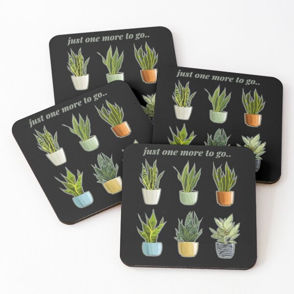 Item preview, Just one more to go..Plant Collection - Set of Cute Plant Pots Art- Funny Plant Lover Gift Pot-just one more plant design designed and sold by Artania21.