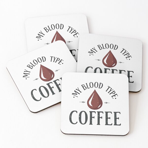 Item preview, My Blood Type Coffee Humorous Caffeine Lover designed and sold by rustyroofco.