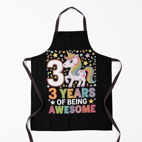 Item preview, 3 Years Old Unicorn Flossing 3rd Birthday Girl Unicorn designed and sold by HuValverdeArt.