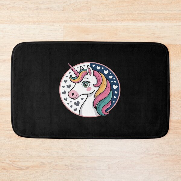 Item preview, Cute Unicorn with hearts - 3D Button 1 - Fan Fun designed and sold by JonBarnes22.