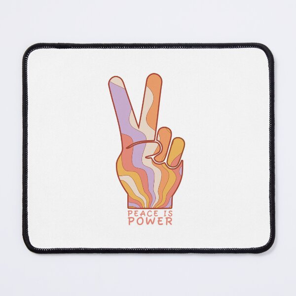 Item preview, Peace Is Power — Groovy Retro Peace Hand designed and sold by LauraPritchard.