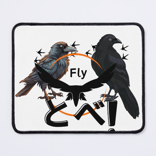 Item preview, Twin Ravens | Celestial Crow Duo in Blue and Ember Glow designed and sold by Fanatic Nerd.