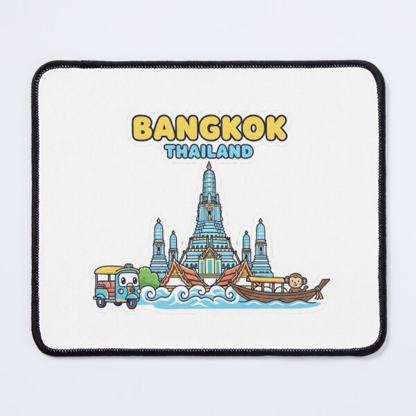 Item preview, Bangkok Thailand Wat Arun: Tuk-Tuk and River Boat Adventure designed and sold by Dinozilla.