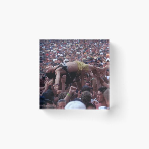 Item preview, Body Surfer Moving Across The Crowd At Woodstock 94 - Photograph designed and sold by ConcertImages.