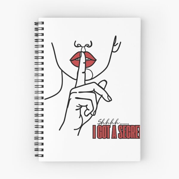 Item preview, "Shhhhh... I Got a Secret" Minimal Line Art Woman – Elegant Feminine Linear Design designed and sold by KJKwasniak.