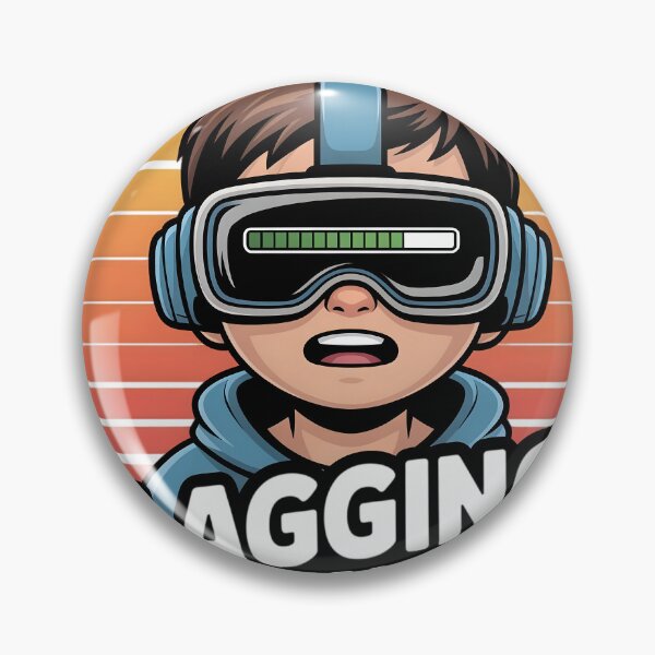 Item preview, Lagging in Real Life – Funny Gamer Meme designed and sold by ShirtHatch.