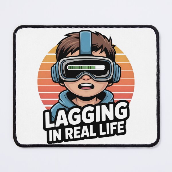 Item preview, Lagging in Real Life – Funny Gamer Meme designed and sold by ShirtHatch.