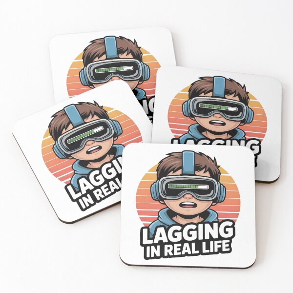 Item preview, Lagging in Real Life – Funny Gamer Meme designed and sold by ShirtHatch.
