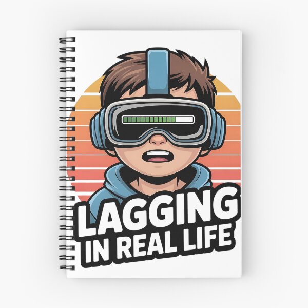 Item preview, Lagging in Real Life – Funny Gamer Meme designed and sold by ShirtHatch.