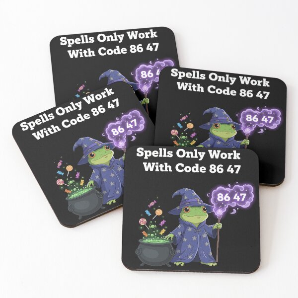 Item preview, Wizard Frog Cauldron Spells Code Graphic designed and sold by BANKACEM.STORE.