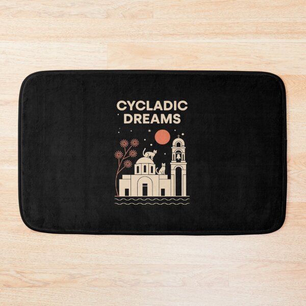 Item preview, Cycladic Dreams Island with Cats & Mediterranean Char designed and sold by JonBarnes22.