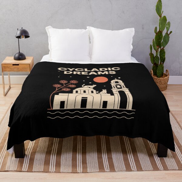 Item preview, Cycladic Dreams Island with Cats & Mediterranean Char designed and sold by JonBarnes22.