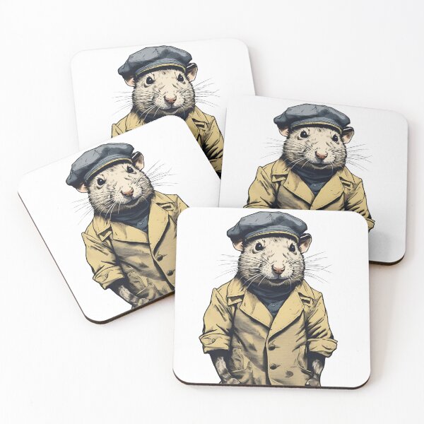 Item preview, Builder Rat in a Beret designed and sold by adicreate.