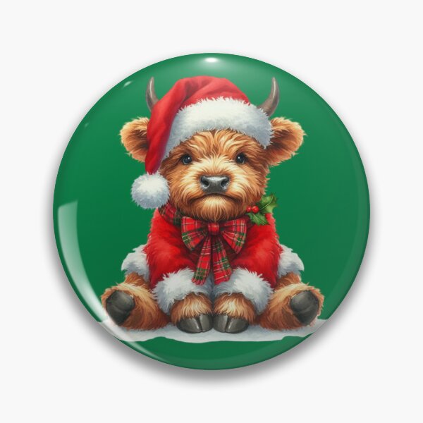 Artikelvorschau, Niedliches Hochlandrind im Weihnachtsmannkostüm – Festliche Papiro-Kunst entworfen und verkauft von PAPIRO SIGLO XXI.