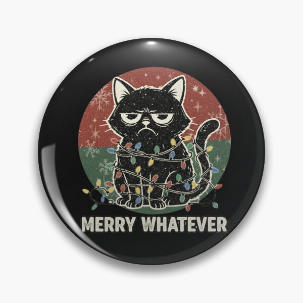 Item preview, "Merry Whatever" Grumpy Cat T-Shirt – Funny Anti-Holiday Christmas Tee for Cat Lovers designed and sold by KJKwasniak.