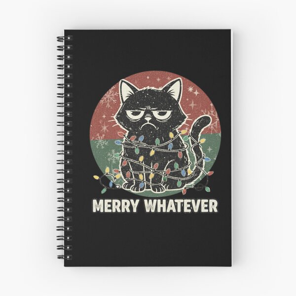 Item preview, "Merry Whatever" Grumpy Cat T-Shirt – Funny Anti-Holiday Christmas Tee for Cat Lovers designed and sold by KJKwasniak.
