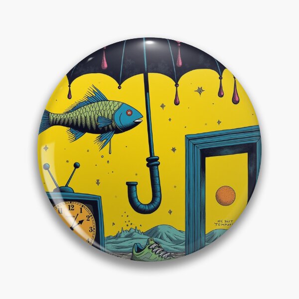 Artikelvorschau, Regenschirm der flüssigen Zeit entworfen und verkauft von PictorialWhimsy.