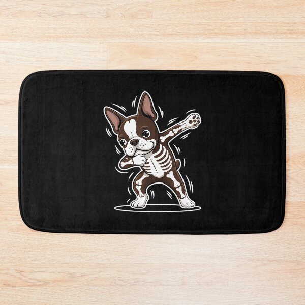 Item preview, Dabbing Boston Terrier Half Skeleton Halloween Owner Lover designed and sold by JulienAureo.