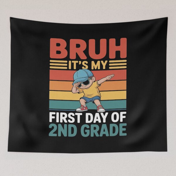 Item preview, Dabbing Boy Bruh It's My First Day Of 2Nd Grade Second Grade designed and sold by JulienAureo.