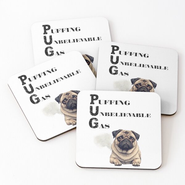 Item preview, PUG – Puffing Unbelievable Gas | Funny Pug  designed and sold by adicreate.