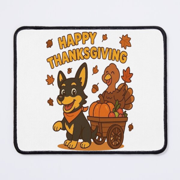 Item preview, JIVAN the Thanksgiving Pup – Festive Cartoon Dog Autumn Shirt designed and sold by BhumiBliss.