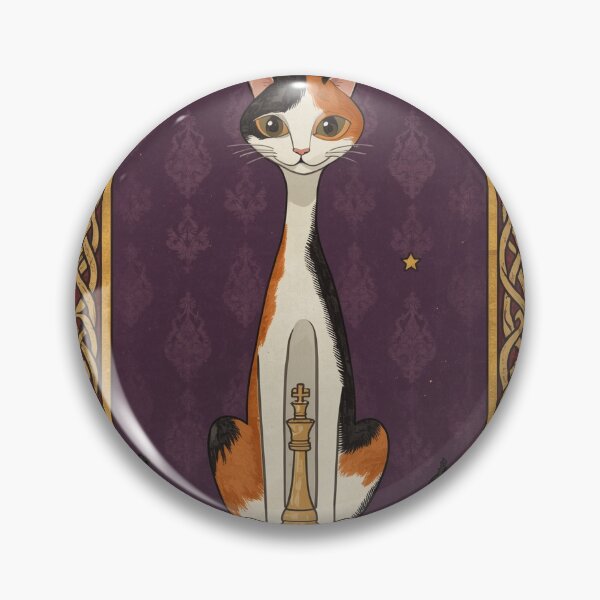 Item preview, Calico Cat Chess Medieval Art designed and sold by PictorialWhimsy.