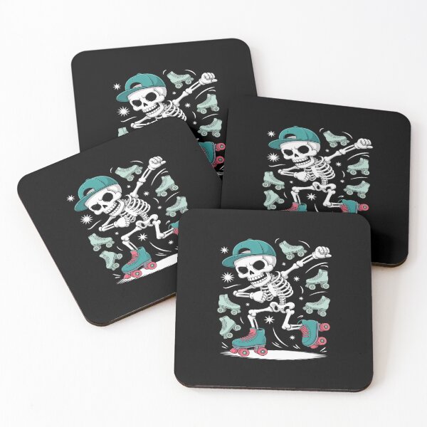 Item preview, Dabbing Dab Skeleton Roller Blades Skating Blades Fun designed and sold by JulienAureo.
