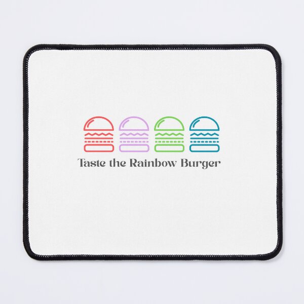 Item preview, Rainbow Burger Lineup designed and sold by Food&Travel.