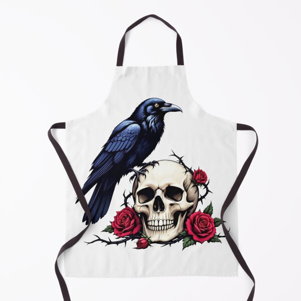 Item preview, Crow Skull Roses And Thorns designed and sold by J-CCreations.