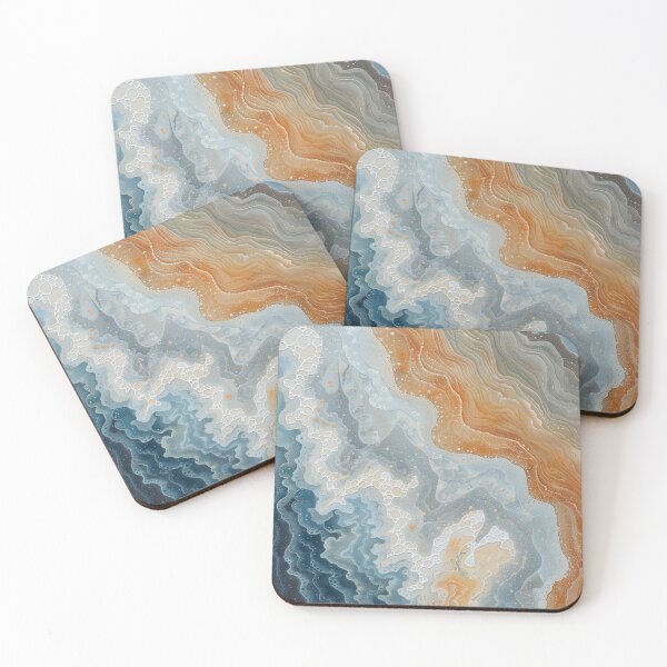 Item preview, Aboriginal Inspired Dot Art - With the Waves and Tide designed and sold by GrinGalore.