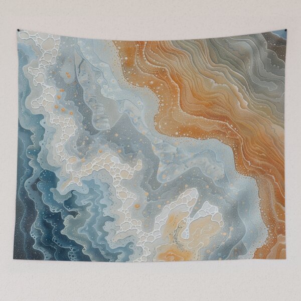 Item preview, Aboriginal Inspired Dot Art - With the Waves and Tide designed and sold by GrinGalore.