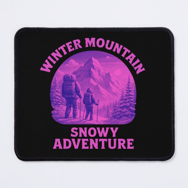 Item preview, A fabulously snowy adventure through the winter mountains designed and sold by e-camelleone.