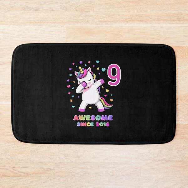 Item preview, 9 Years Old Unicorn Dabbing 9th Birthday Girl Unicorn  designed and sold by GGrizeldaRivas.