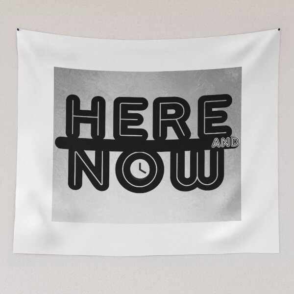Item preview, Here and Now – Mindful Art Print  designed and sold by GreenPeony.