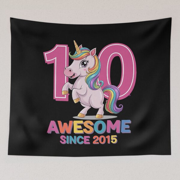 Item preview, 10 Years Old Unicorn Flossing 10th Birthday Girl  designed and sold by GGrizeldaRivas.