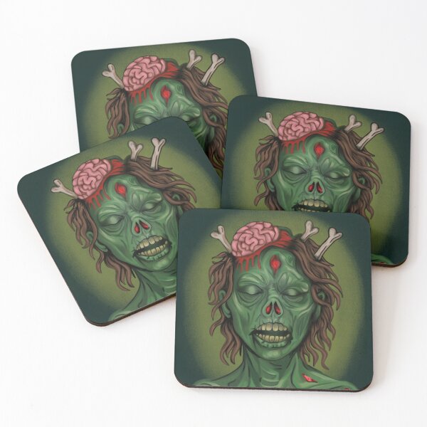 Item preview, Decay of Serenity – Gothic Zombie Portrait horror goth art designed and sold by DzurDesigns .