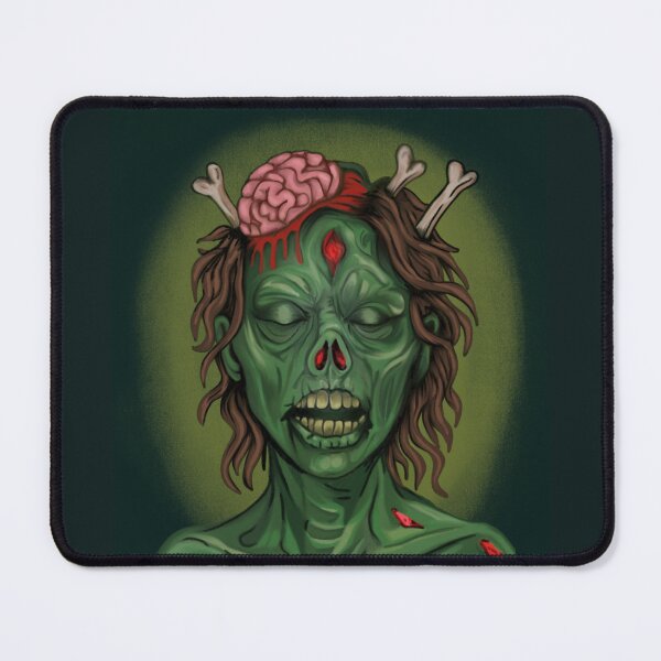 Item preview, Decay of Serenity – Gothic Zombie Portrait horror goth art designed and sold by DzurDesigns .