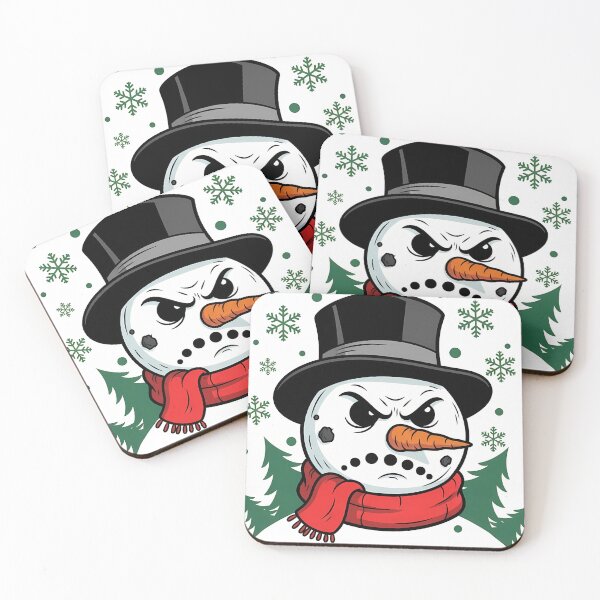 Item preview, Angry Snowman Declares "I Hate Everything" designed and sold by munkyapparel.
