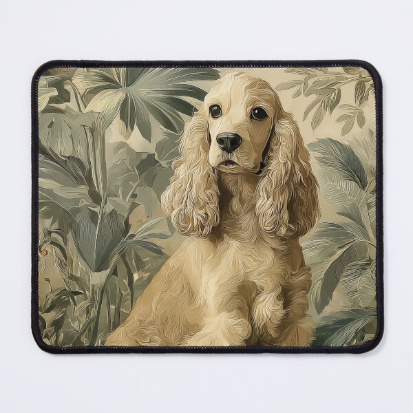 Item preview, Cocker Spaniel in Tropical Setting designed and sold by PetsArt.