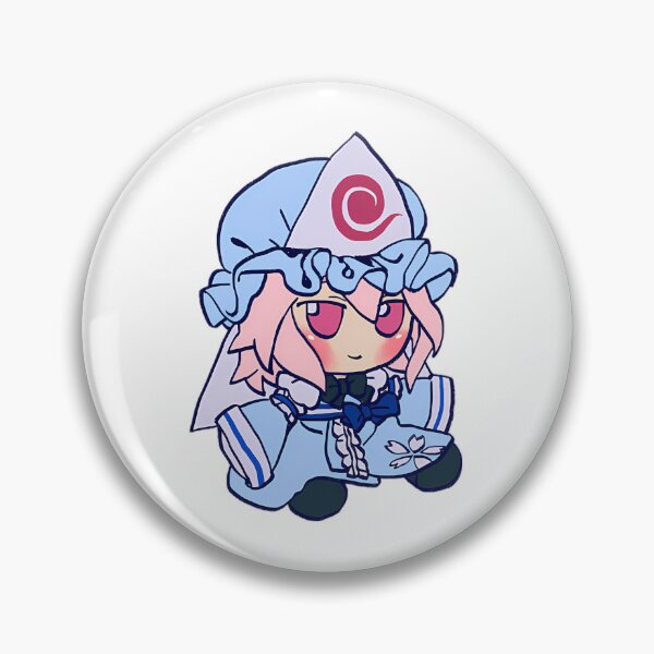 Item preview, Mudwizard Draws Blue Pastel Yuyuko Saigyouji Fumo Plush  Touhou Memes designed and sold by sailorjessiArt.