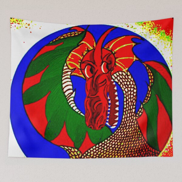 Item preview, Dragon in the Sky XI designed and sold by Gluecknika.