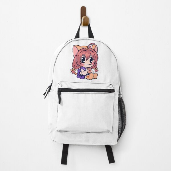 Item preview, Mudwizard Draws Pink Pastel Puchiko Eating Bread  Di Gi Charat designed and sold by sailorjessiArt.